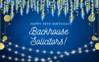 Happy 18th Birthday Backhouse Solicitors