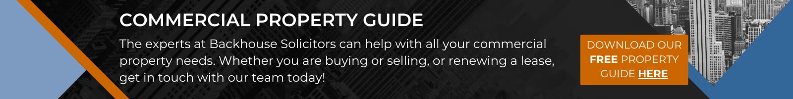 Commercial property guide banner