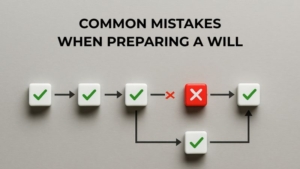 common mistakes when preparing a will