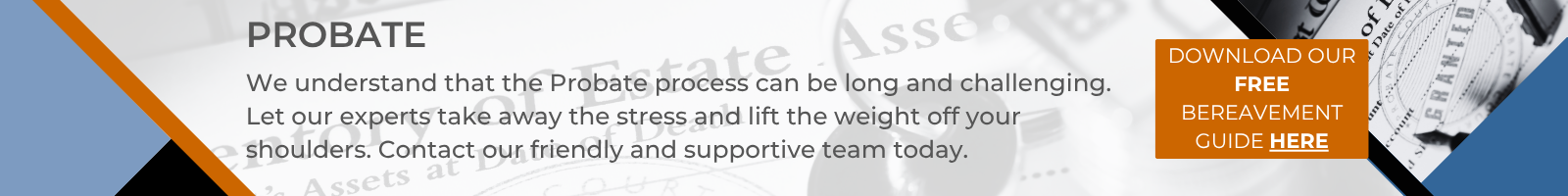 Banner - Probate