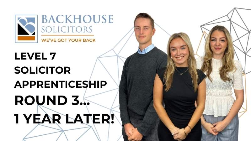 Level 7 apprenticeship it's been a year